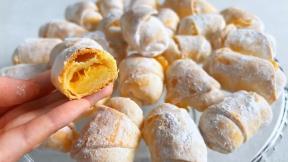 Domaće kiflice sa nadevom od pomorandže