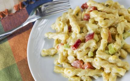 Jednostavna makarone salata sa paprikom i celerom