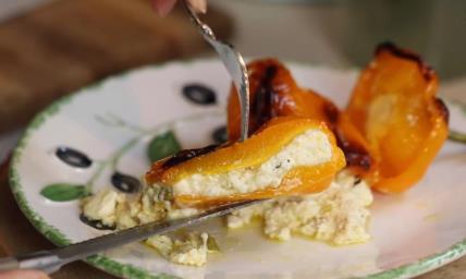 Paprike punjene feta sirom po grčkom receptu